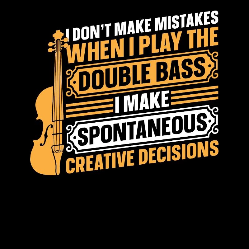 Contrabassist I Don't Make Mistakes When Playing D