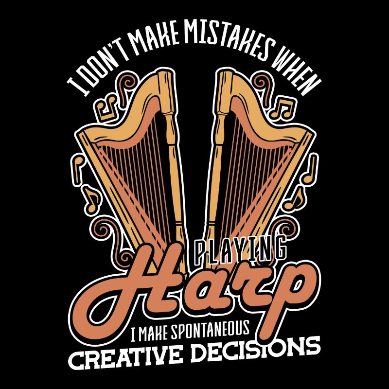 I don't make Mistakes when playing harp
