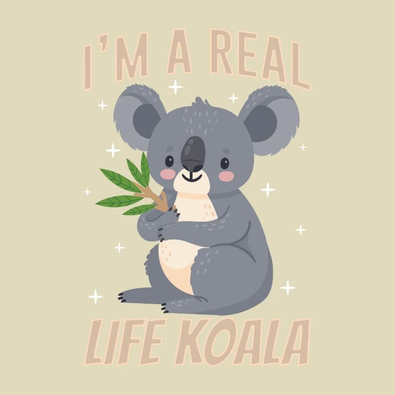 Ich Bin Ein Echter Koala Süß Tier Koalas Koalabär