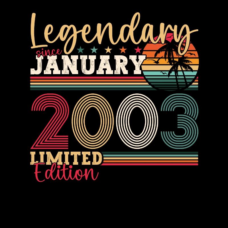 20th birthday born 2003 January gift man
