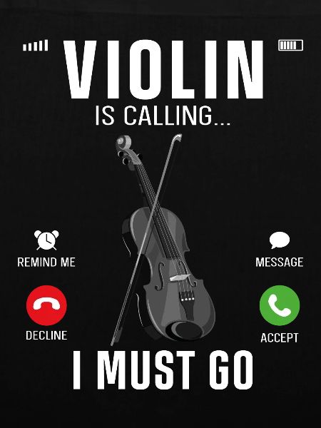 Violin Violinist Phone Display
