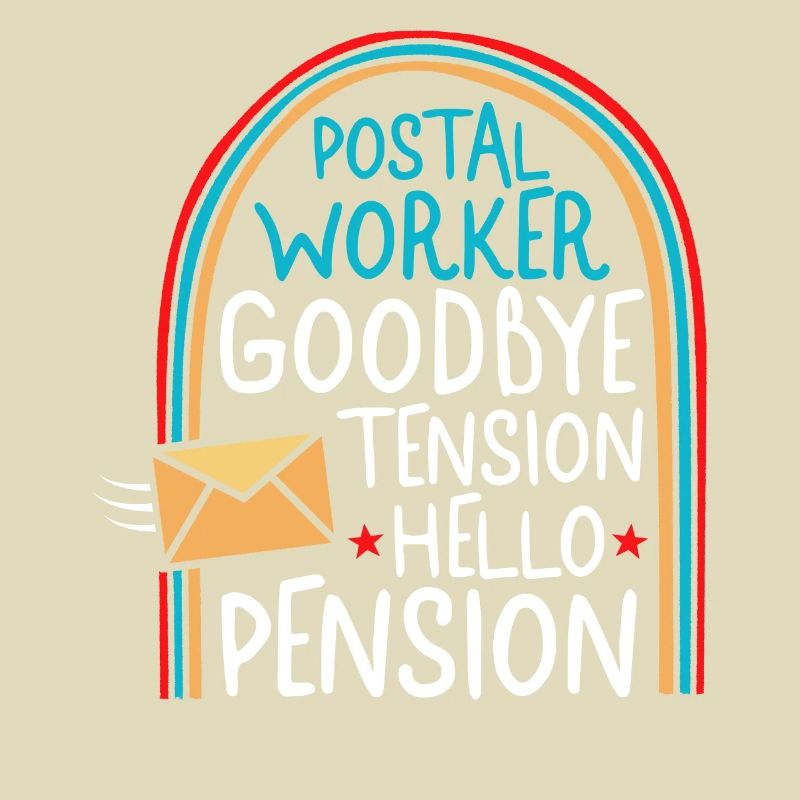 Retired Mailman Shirt, Goodbye Tension Hello