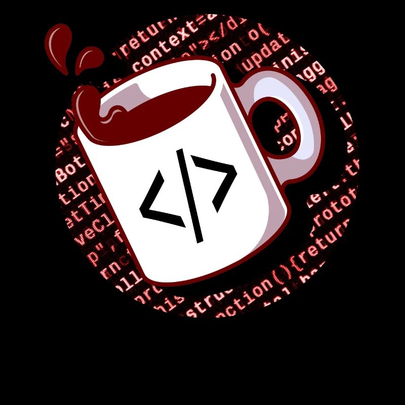 Programmierer Shirt, JavaScript Code Kaffeeliebhaber