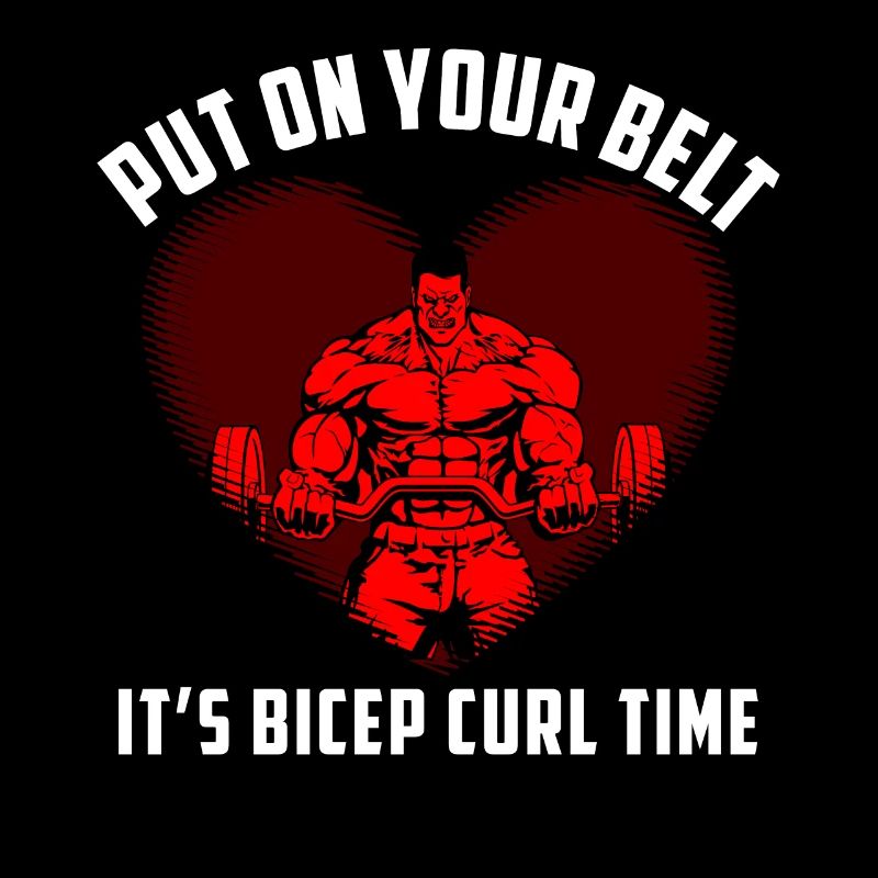 Put On Your Belt. It's Bicep Curl Time
