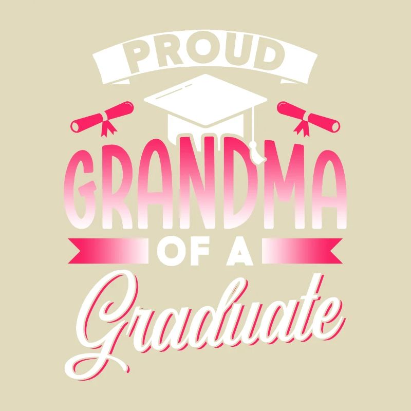 Stolze Großmutter Eines Absolventen Absolvent