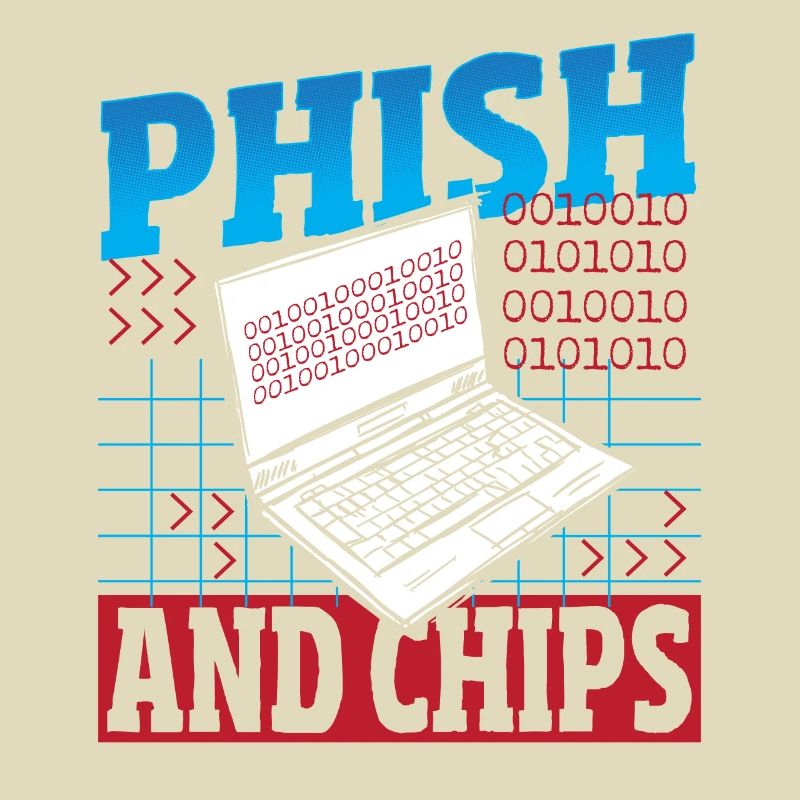 Phish and Chips Hacker Hacking Internet Network