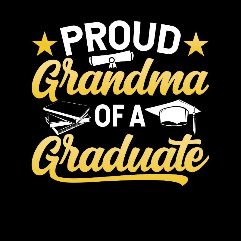 Stolze Großmutter Eines Absolventen Absolvent