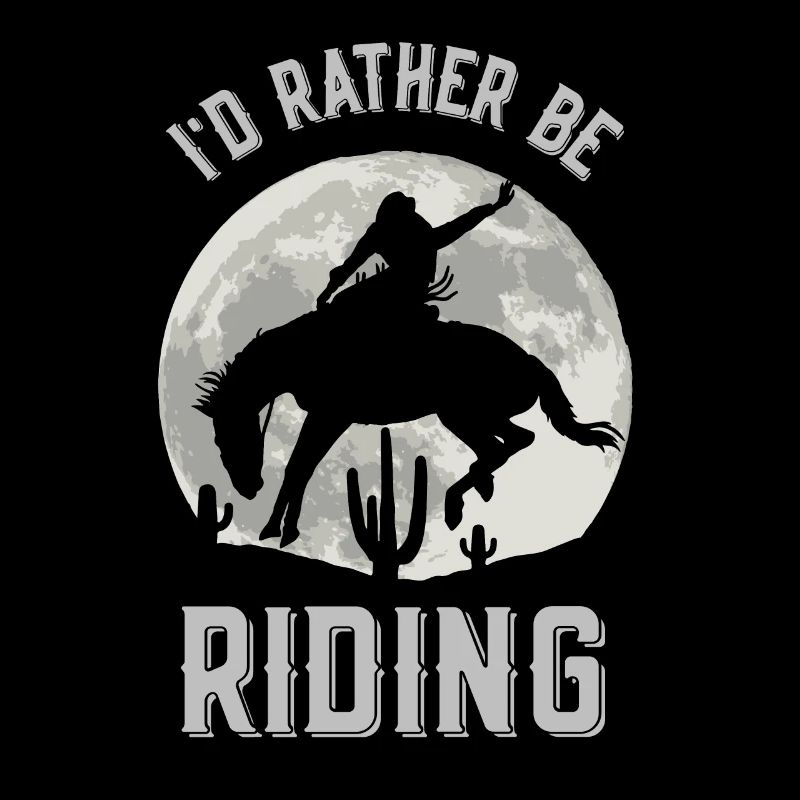 Je préfère monter à cheval