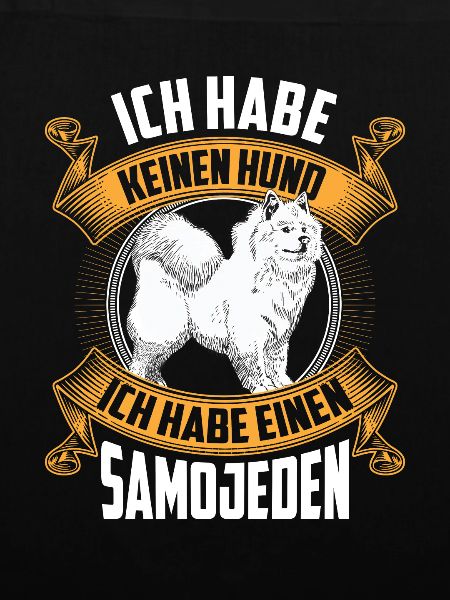Ich habe einen Samojede Samojedenspitz