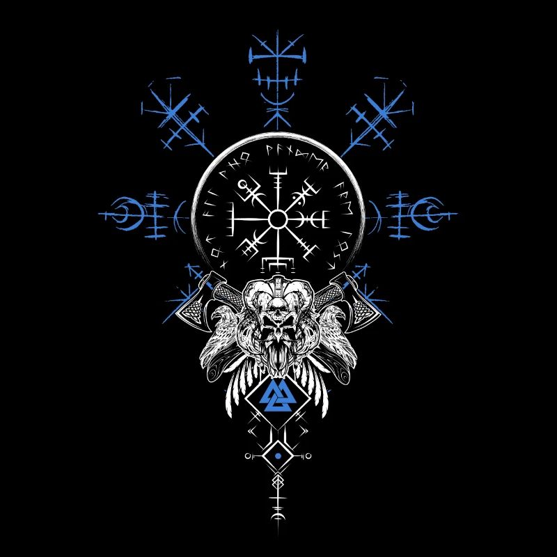 Celtic Vikinger Vegvisir compass Vikings