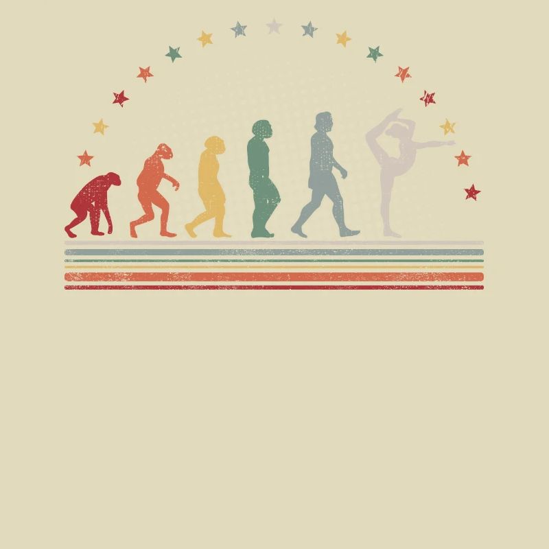 Akrobatik Evolution Retro Bodenturnen Hobby Turnen