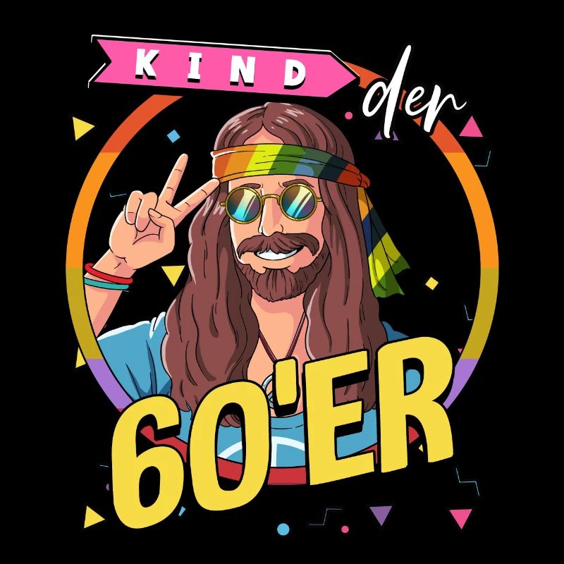 Kind der 60er Jahre Mann Kostüm