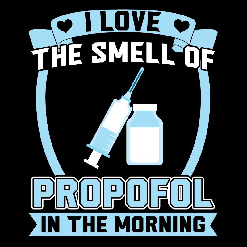 J’aime l’odeur du propofol le matin