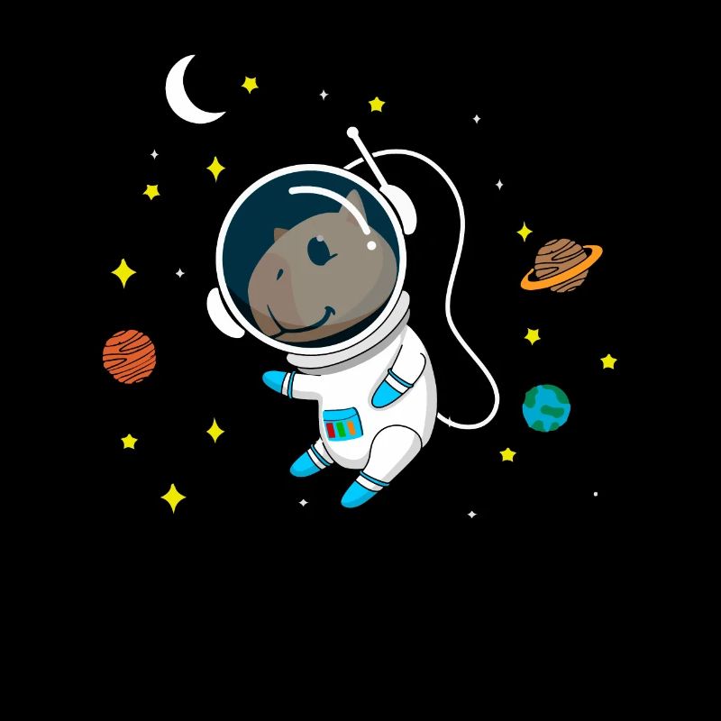 Cobaye de l’astronaute Capybara
