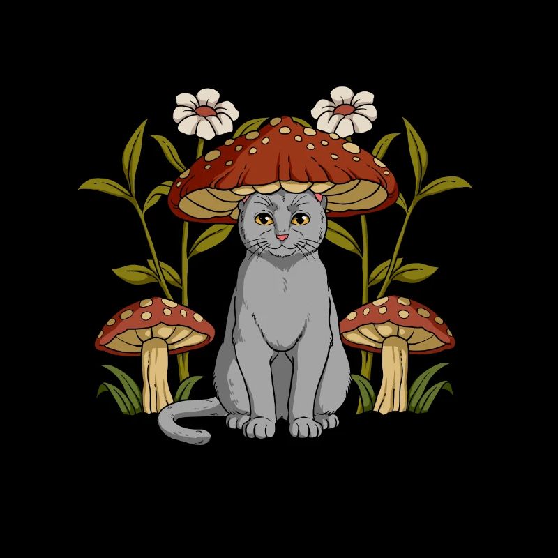 Cottagecore Katze