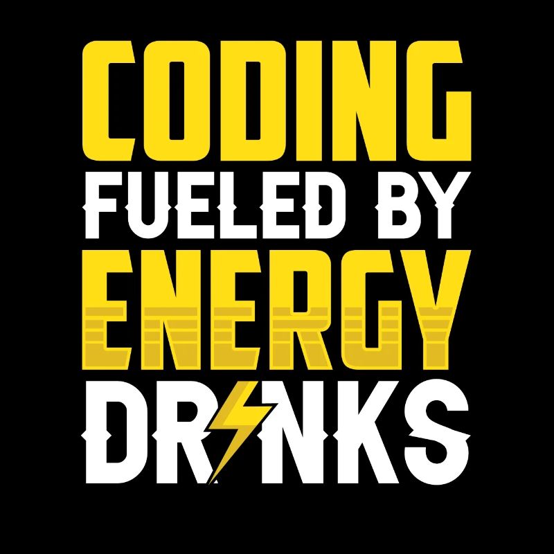 Programmieren Mit Energydrinks Coding Code Coder