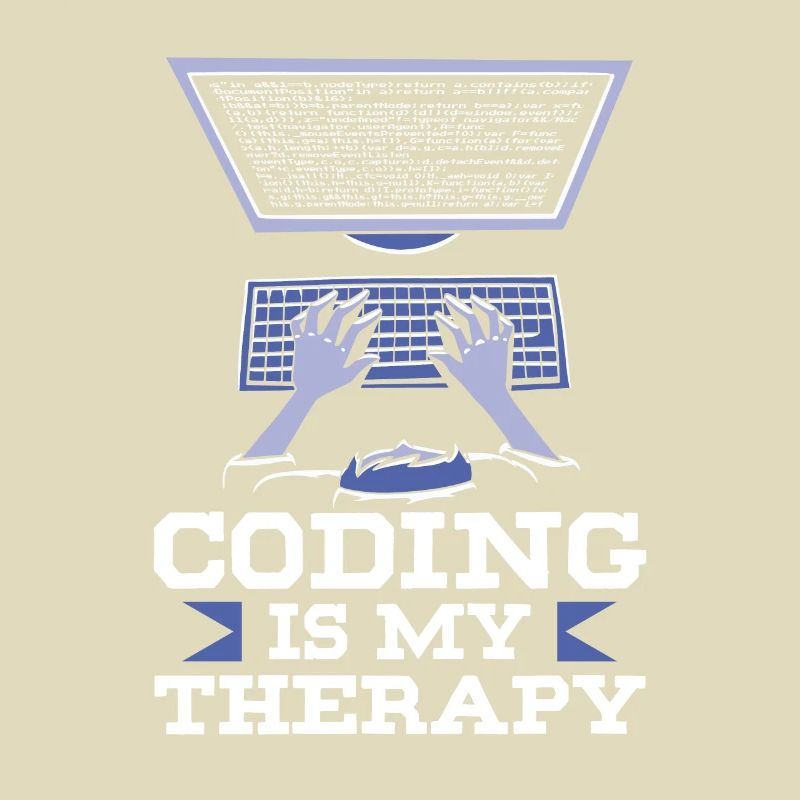 Programmieren Ist Meine Therapie Code Coder Coding