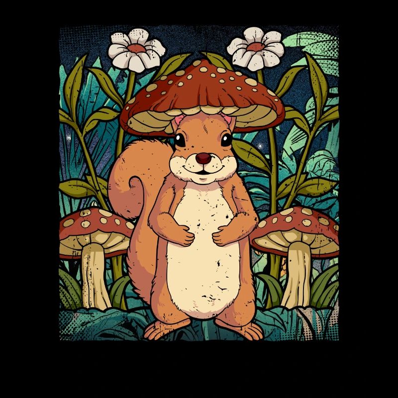 Cottagecore Eichhörnchen