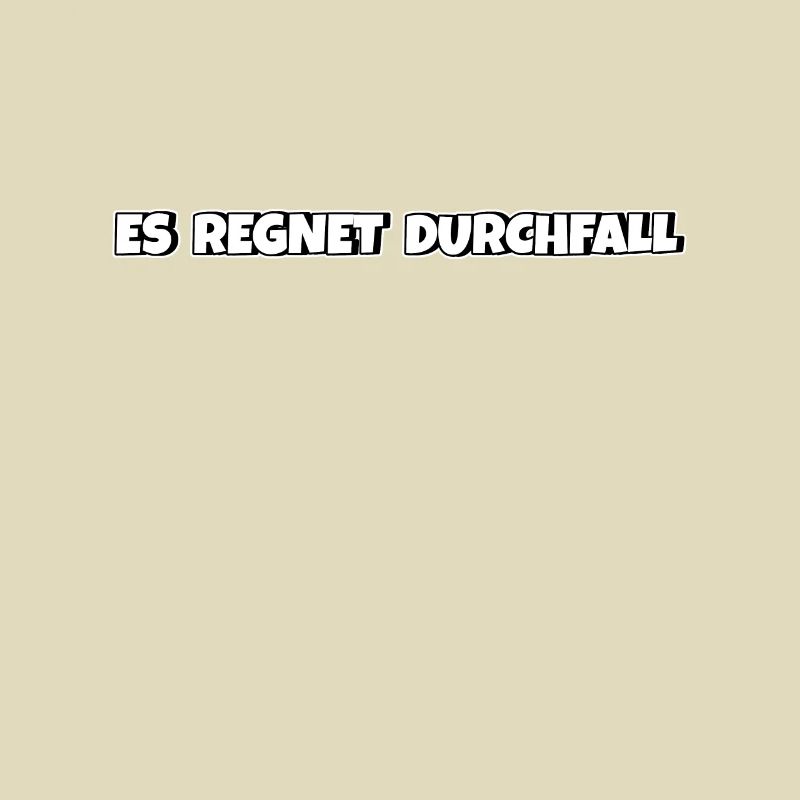 Es regnet Durchfall