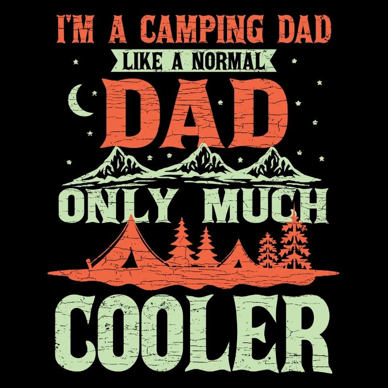 Camping Dad Camper Geschenk