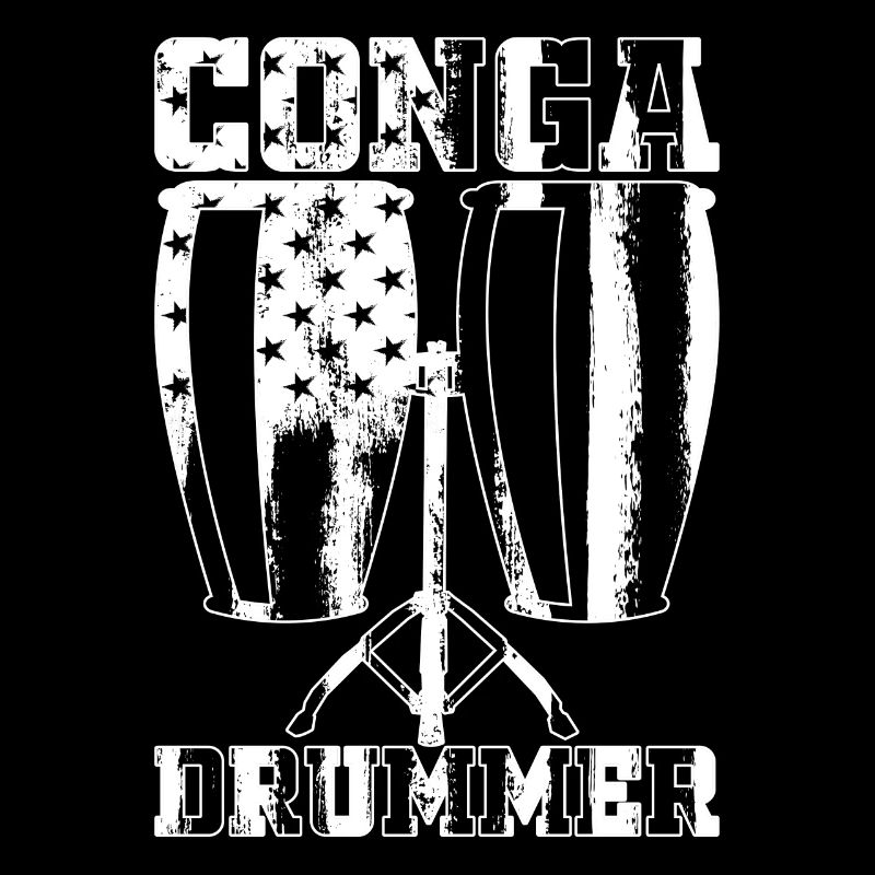 Conga Drummer Conga Player Conga Drums US Flag Con