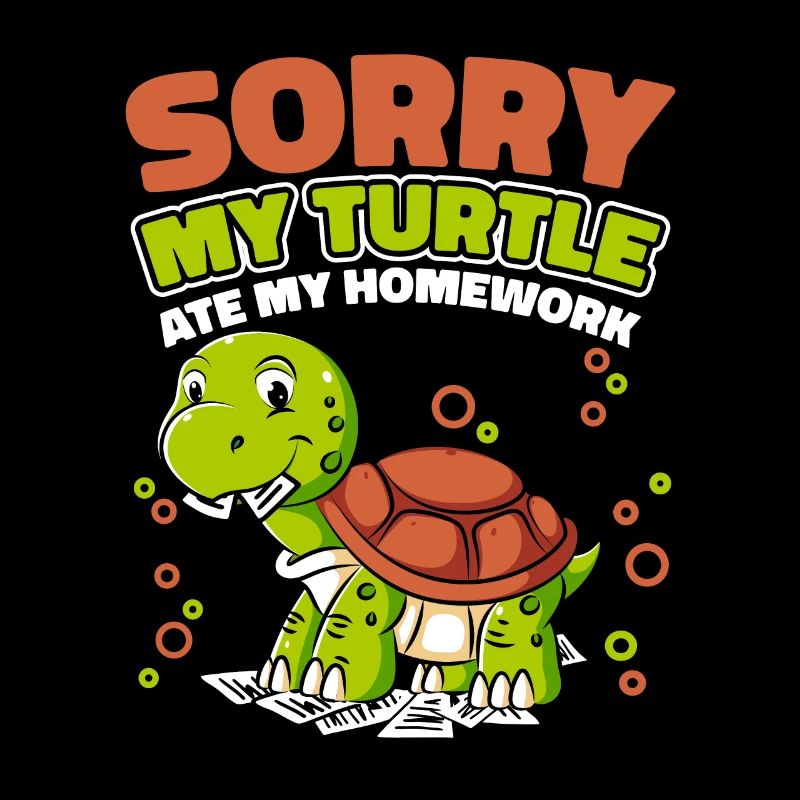 My Turtle Ate My Homework Aquatic Turtle