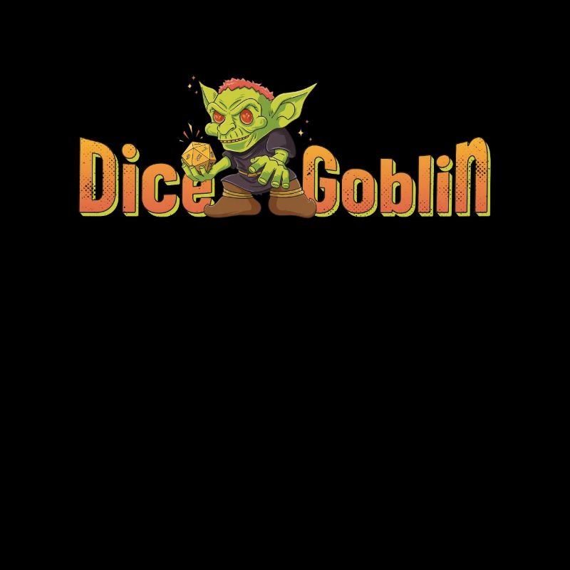 Dés Gobelin Orc D20 Dice Design pour un RPG