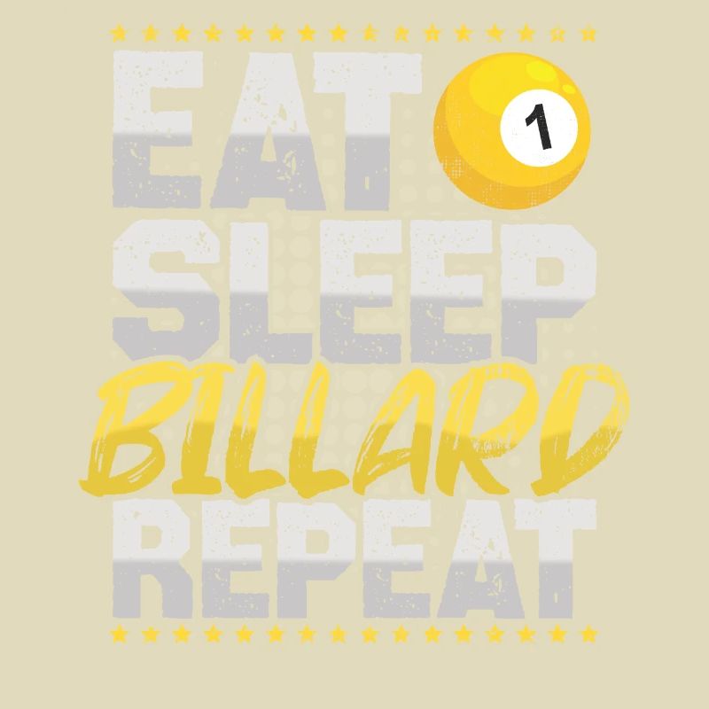 Billard Manger Dormir Répéter Boule de billard Billard