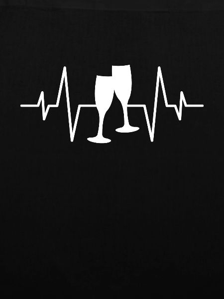 Sekt Herzschlag Neujahr