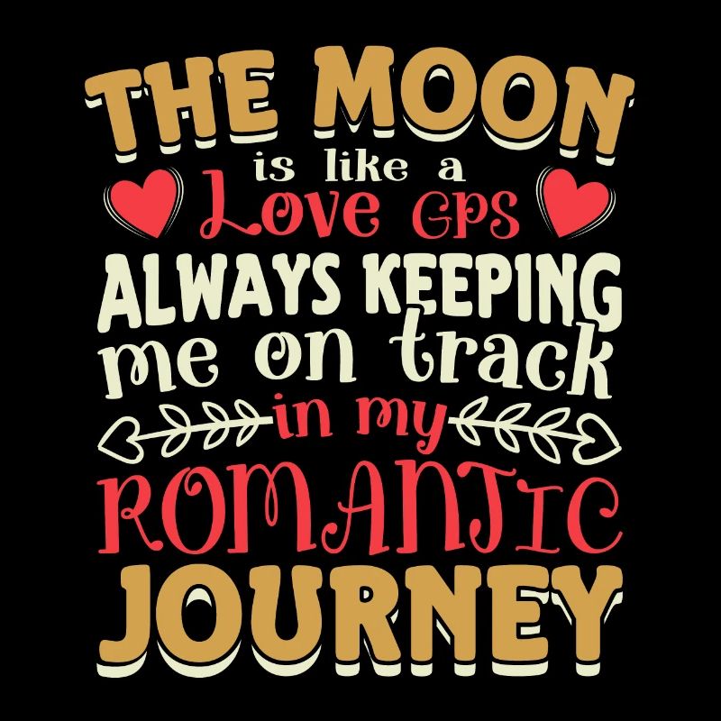 Romantic moon soulmate designs for a