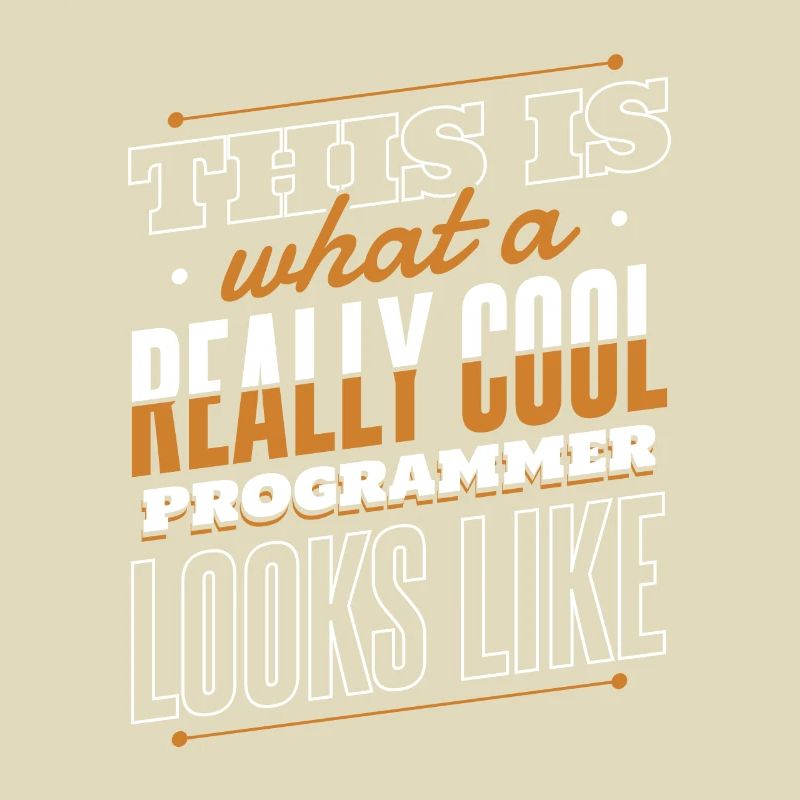 What A Really Cool Programmer Looks Like Coder