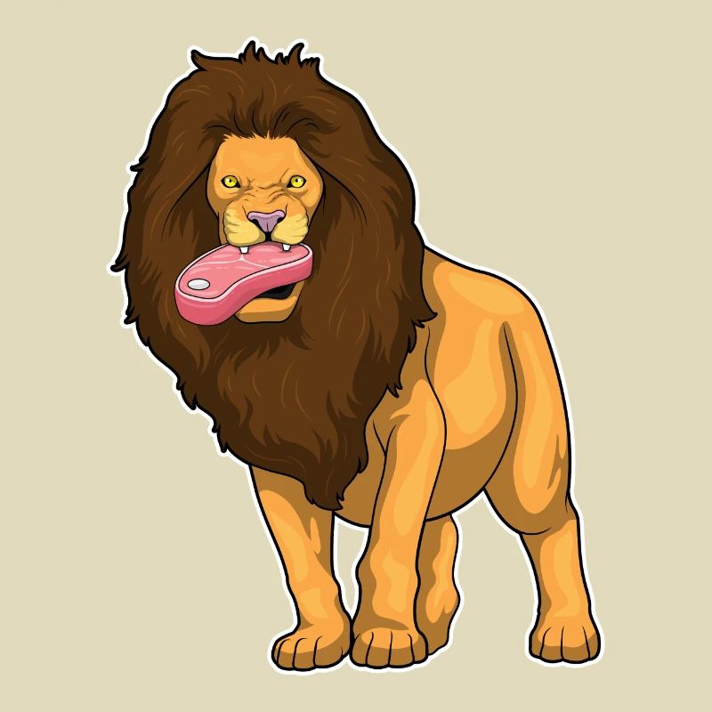 Löwe Fleisch