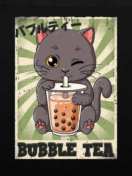 Boba Tea Katze Bubble Tea