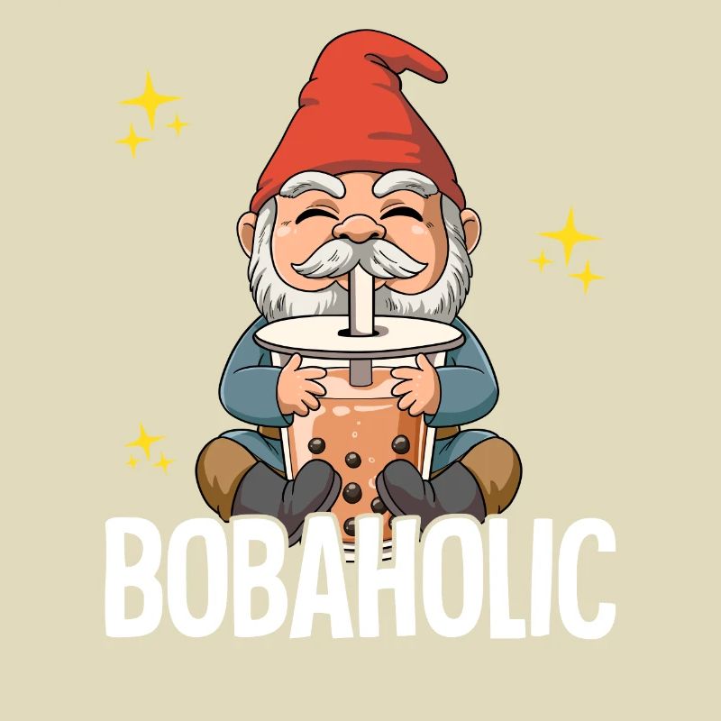 Bubble Tea Gnom Boba Tea Bobaholic