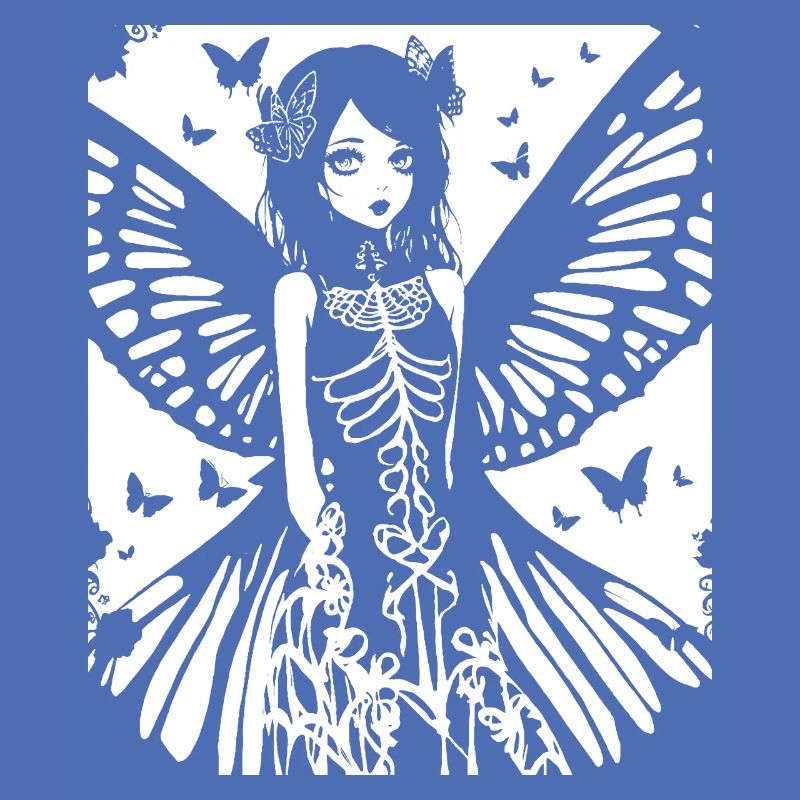 Fairycore Esthétique Squelette Fée Goth Gothique G