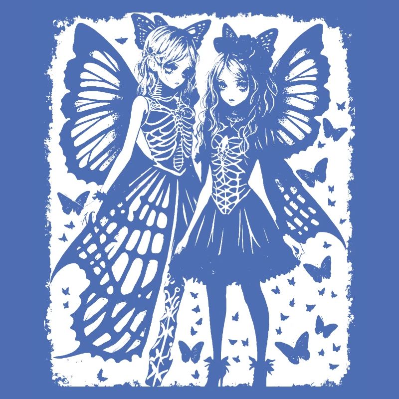 Fairycore Esthétique Grunge Squelette Fée Goth G