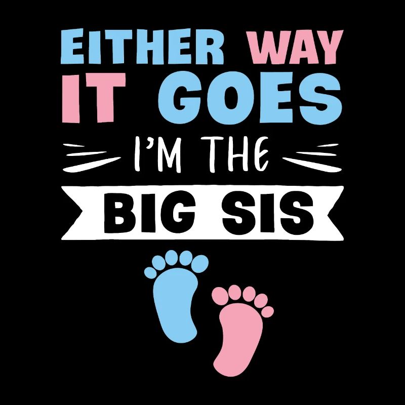 So oder so, ich bin die große Schwester Gender Reveal
