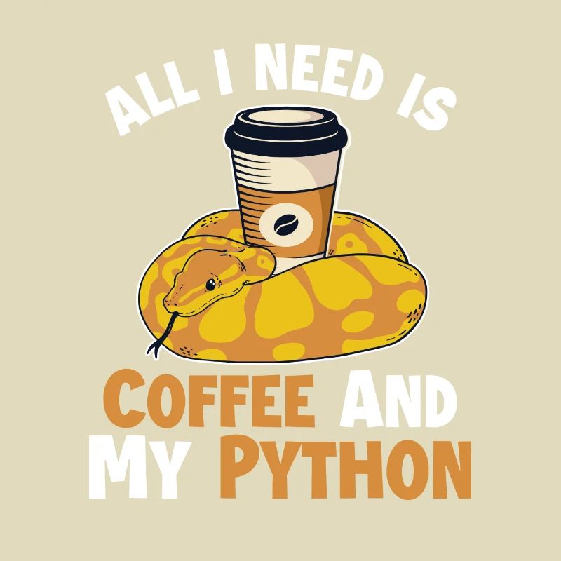 Coffee and Python Python Schlange Banana Ball