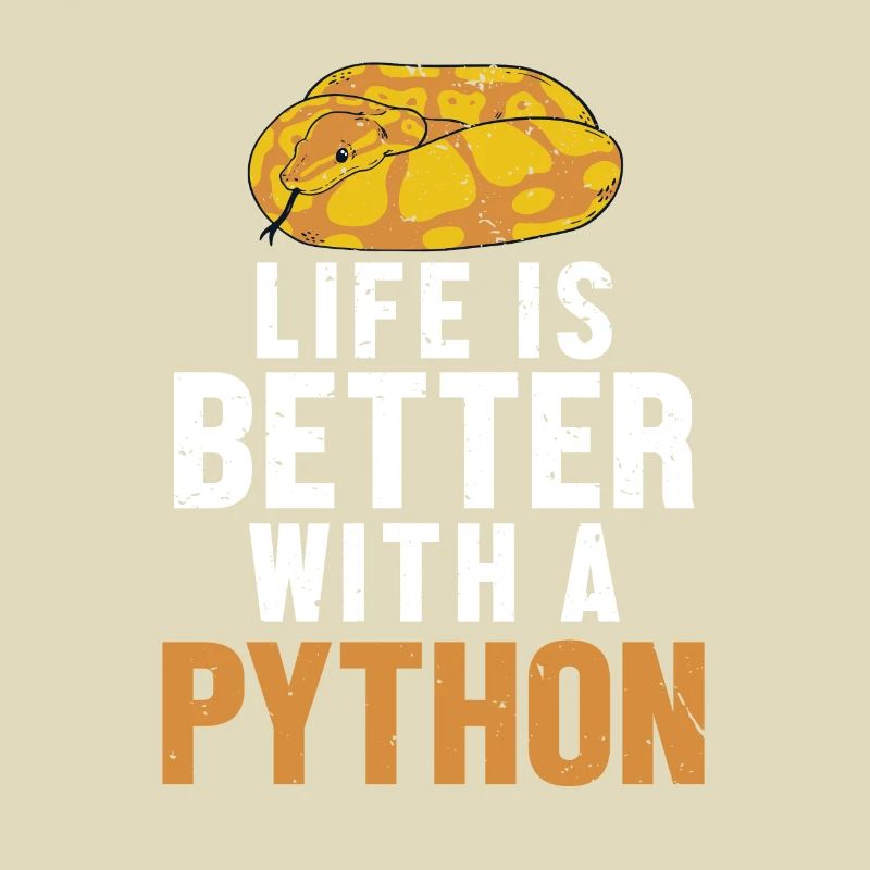 La vie est meilleure avec une boule de banane serpent Python