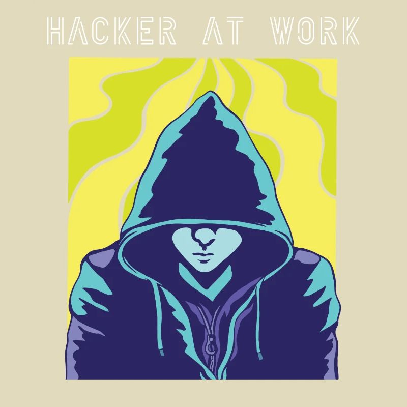 Hacker at work