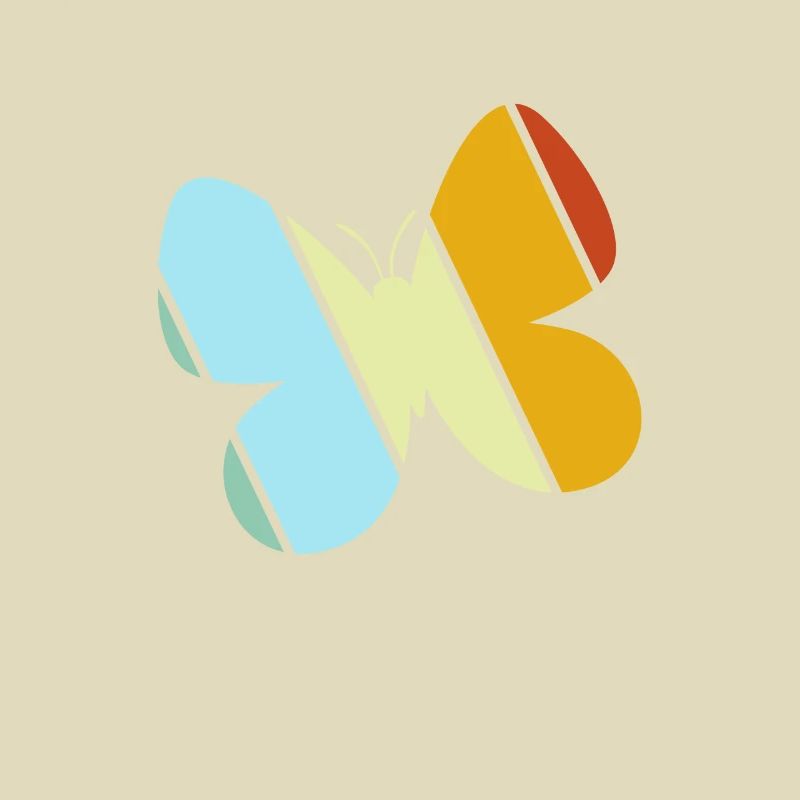 Schmetterling Retro