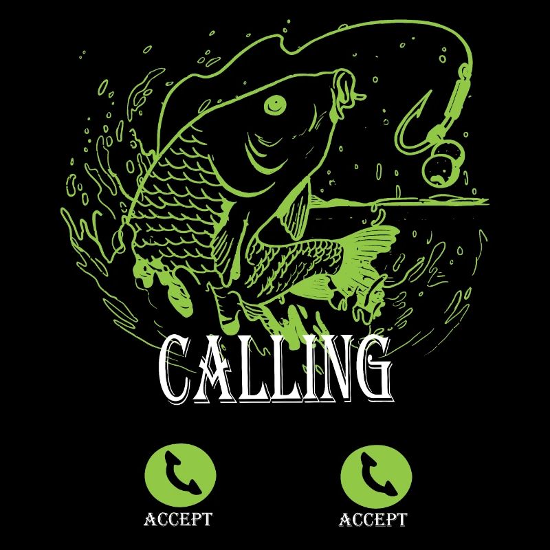 Calling Carp Spritzgrafik