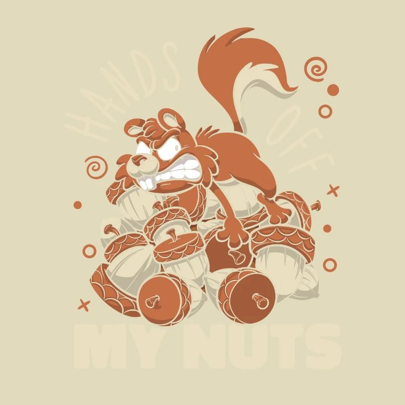 Hands Off My Nuts Grey Squirrel