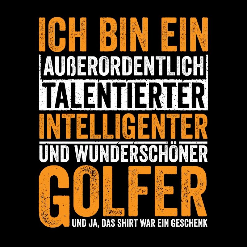 Talentierter Intelligenter Golfer