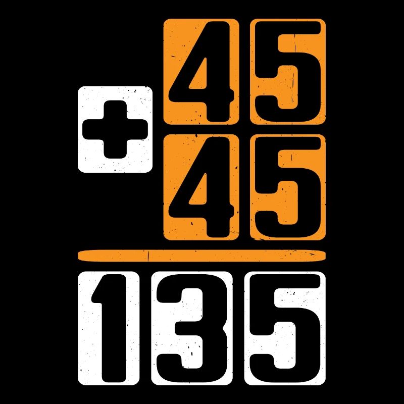 45 + 45 = 135 6