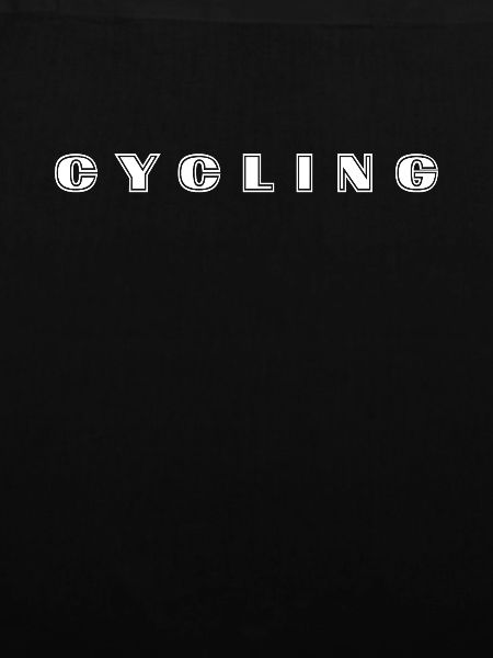 Fahrrad Schriftzug
