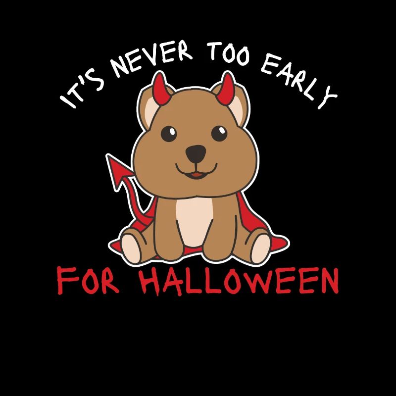 Quokka it's never too early for Halloween devils