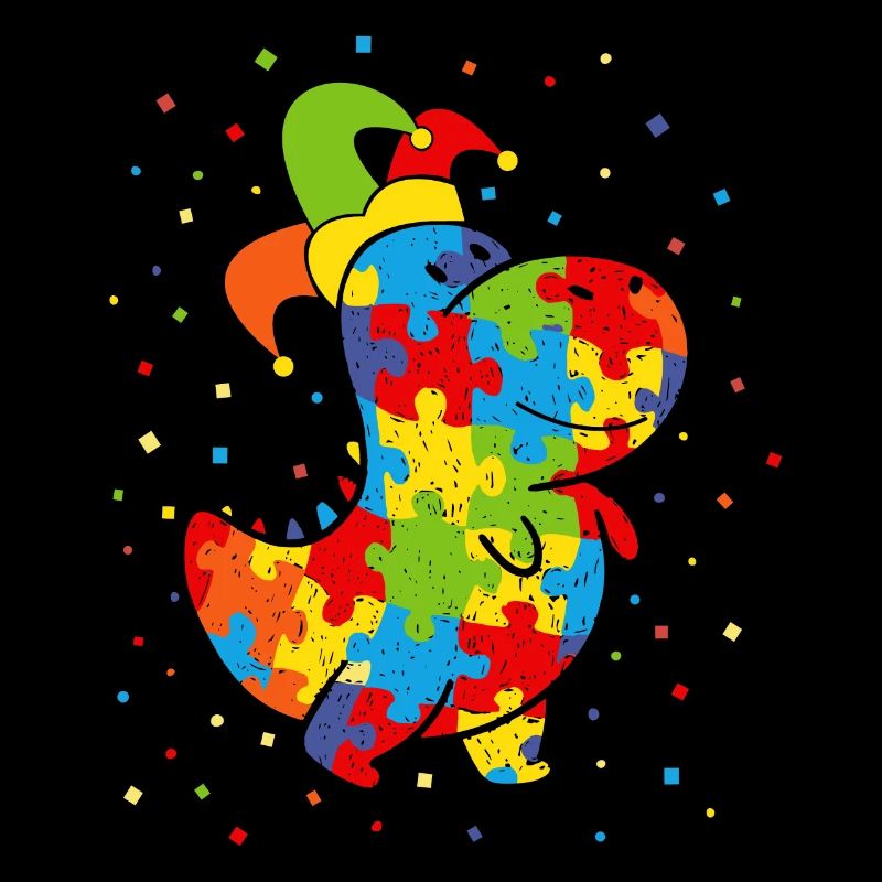 Carnaval Carnaval Carnaval Confettis Dino T-Rex