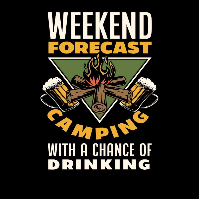 Weekend Beer Fun Camping Camping Camper