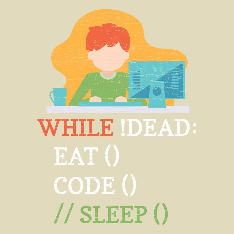 Programmierer Computer Informatiker Coder